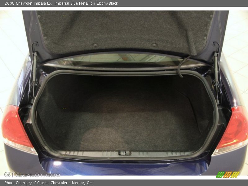 Imperial Blue Metallic / Ebony Black 2008 Chevrolet Impala LS