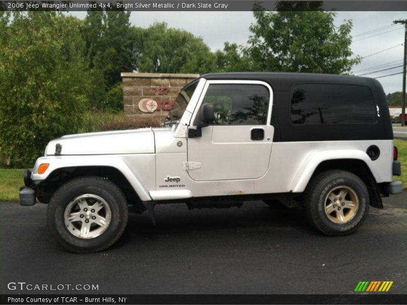 Bright Silver Metallic / Dark Slate Gray 2006 Jeep Wrangler Unlimited 4x4