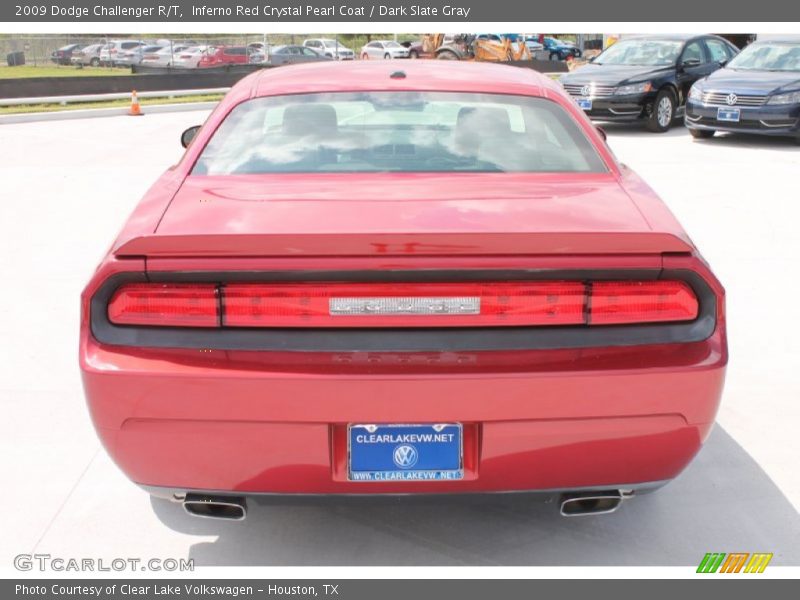 Inferno Red Crystal Pearl Coat / Dark Slate Gray 2009 Dodge Challenger R/T