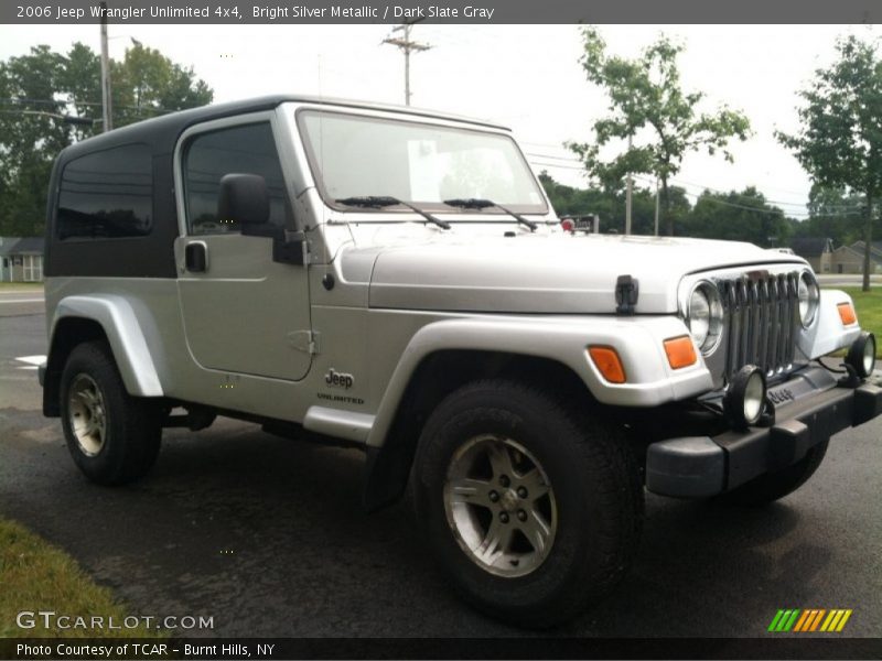 Bright Silver Metallic / Dark Slate Gray 2006 Jeep Wrangler Unlimited 4x4