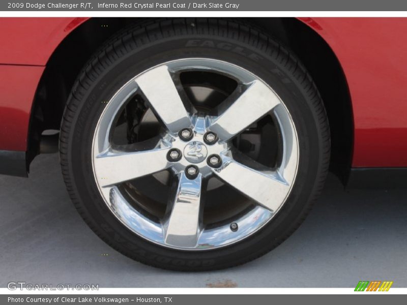 Inferno Red Crystal Pearl Coat / Dark Slate Gray 2009 Dodge Challenger R/T