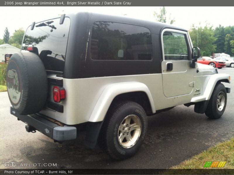 Bright Silver Metallic / Dark Slate Gray 2006 Jeep Wrangler Unlimited 4x4