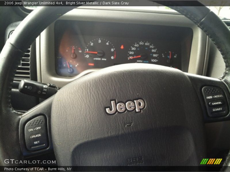 Bright Silver Metallic / Dark Slate Gray 2006 Jeep Wrangler Unlimited 4x4