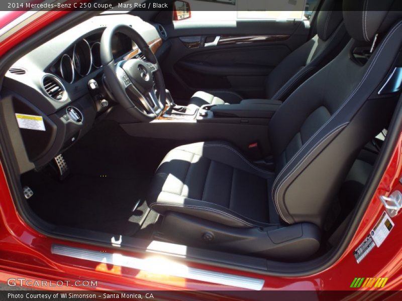 Mars Red / Black 2014 Mercedes-Benz C 250 Coupe