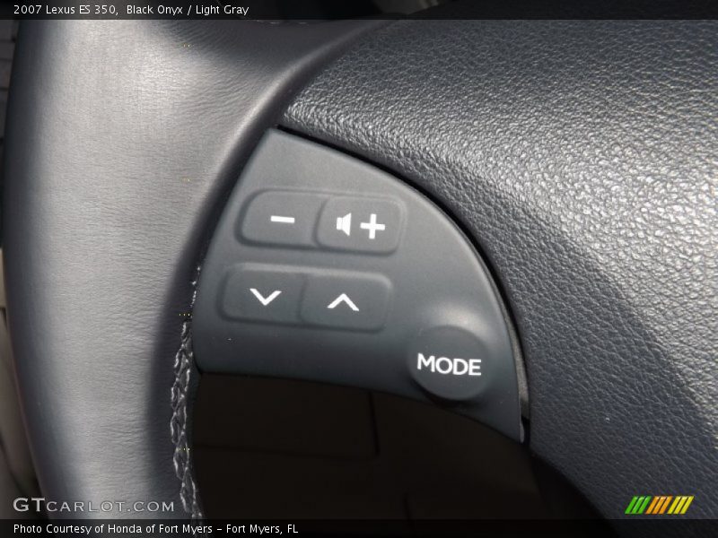 Black Onyx / Light Gray 2007 Lexus ES 350