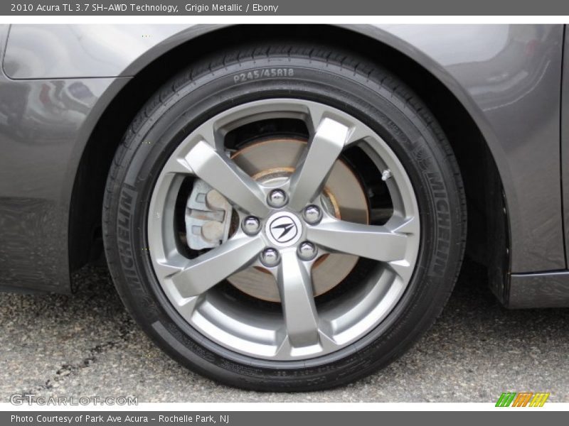Grigio Metallic / Ebony 2010 Acura TL 3.7 SH-AWD Technology