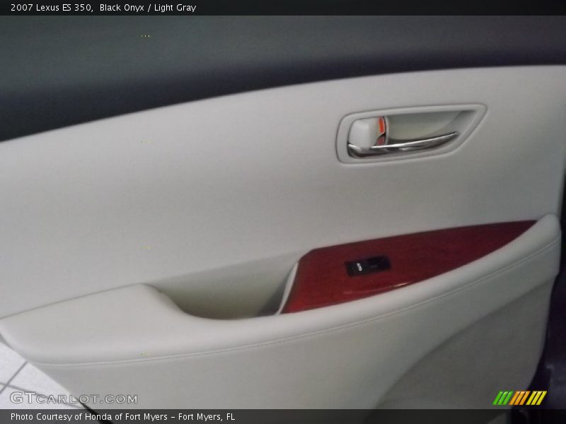 Black Onyx / Light Gray 2007 Lexus ES 350