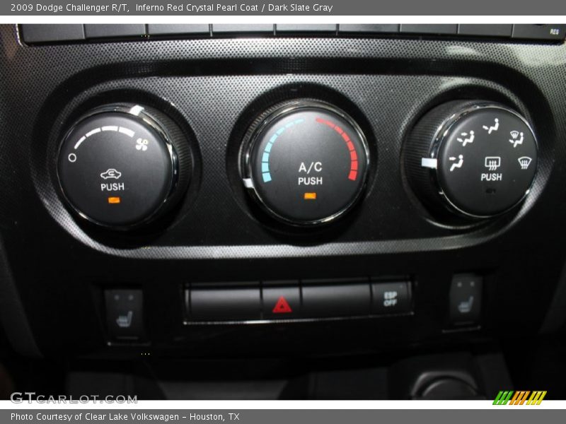 Inferno Red Crystal Pearl Coat / Dark Slate Gray 2009 Dodge Challenger R/T