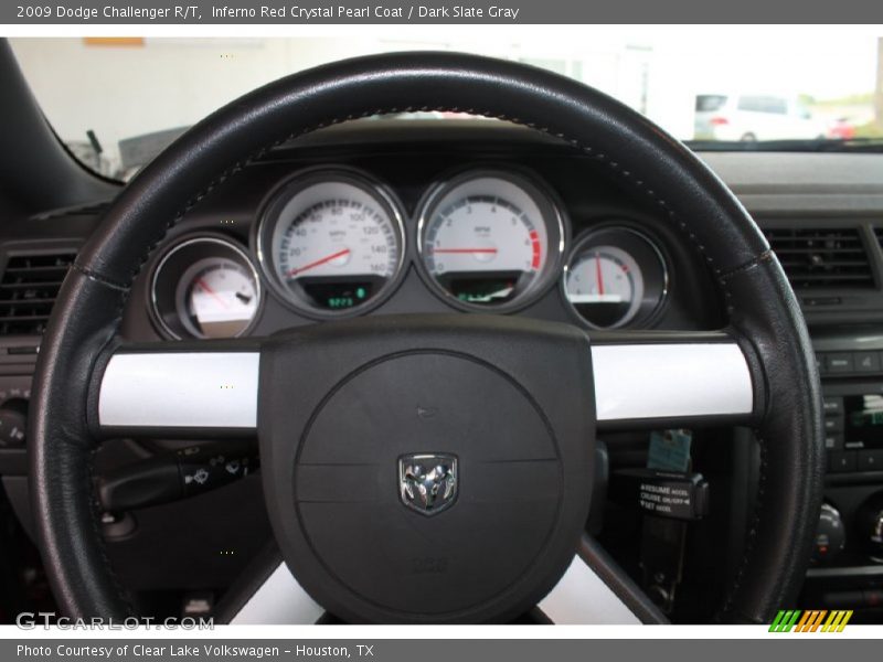Inferno Red Crystal Pearl Coat / Dark Slate Gray 2009 Dodge Challenger R/T