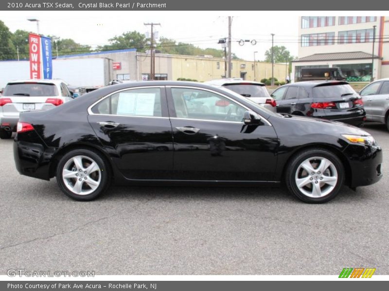 Crystal Black Pearl / Parchment 2010 Acura TSX Sedan
