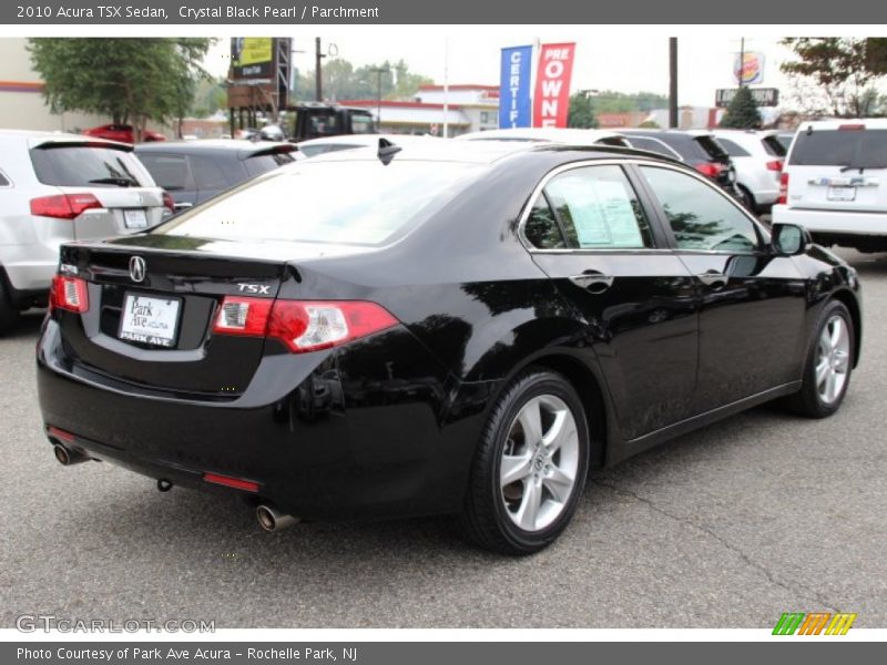 Crystal Black Pearl / Parchment 2010 Acura TSX Sedan