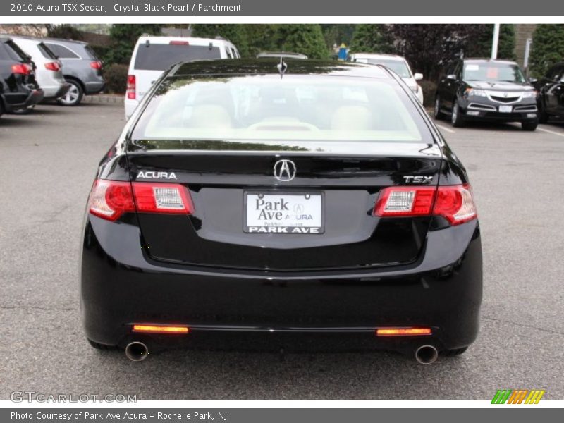 Crystal Black Pearl / Parchment 2010 Acura TSX Sedan