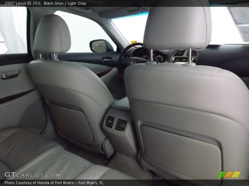 Black Onyx / Light Gray 2007 Lexus ES 350