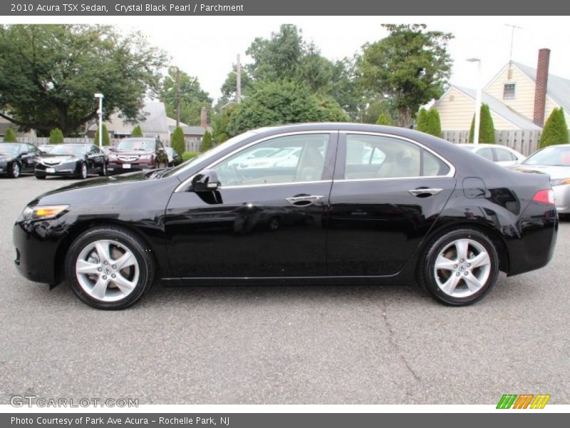 Crystal Black Pearl / Parchment 2010 Acura TSX Sedan