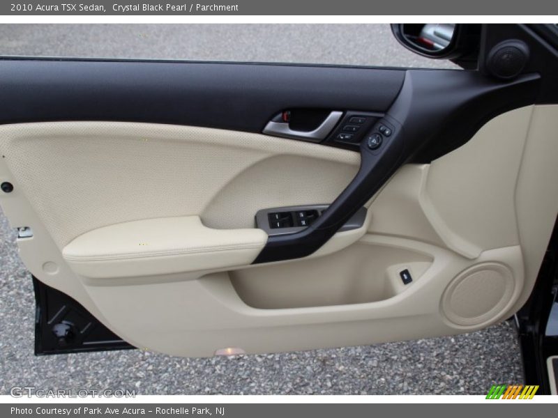 Crystal Black Pearl / Parchment 2010 Acura TSX Sedan