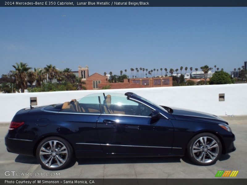  2014 E 350 Cabriolet Lunar Blue Metallic