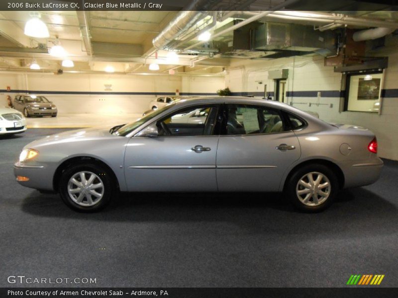Glacier Blue Metallic / Gray 2006 Buick LaCrosse CX