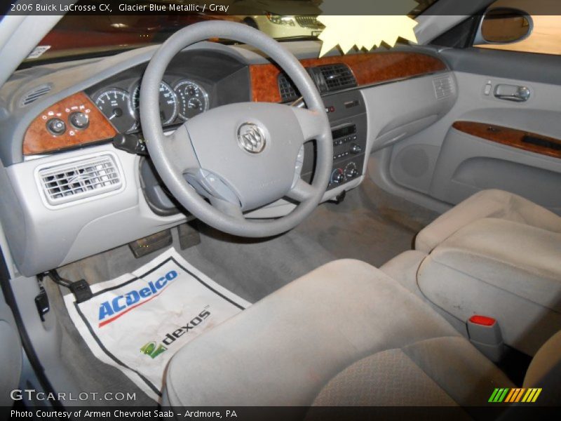 Glacier Blue Metallic / Gray 2006 Buick LaCrosse CX