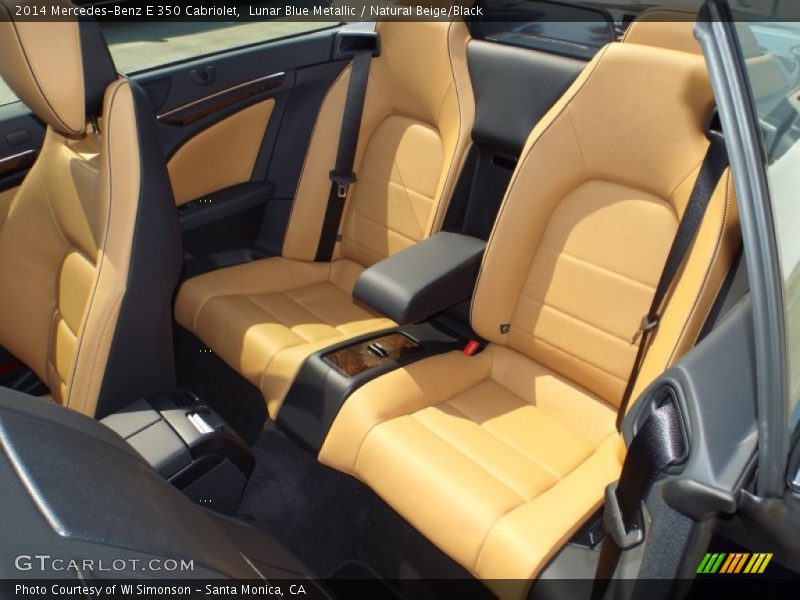 Rear Seat of 2014 E 350 Cabriolet