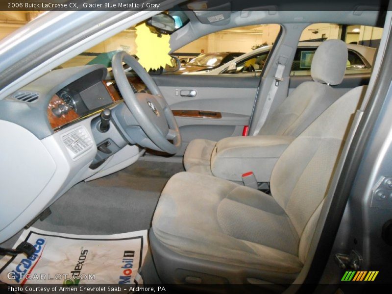 Glacier Blue Metallic / Gray 2006 Buick LaCrosse CX