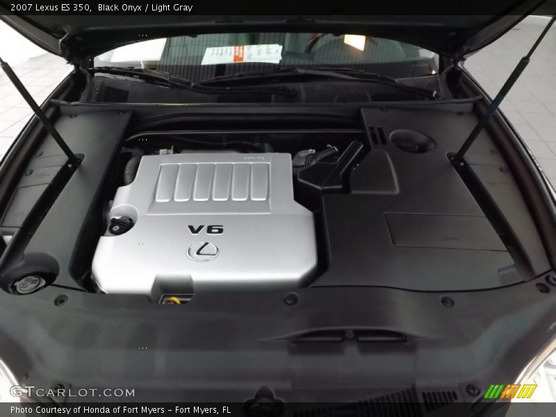 Black Onyx / Light Gray 2007 Lexus ES 350