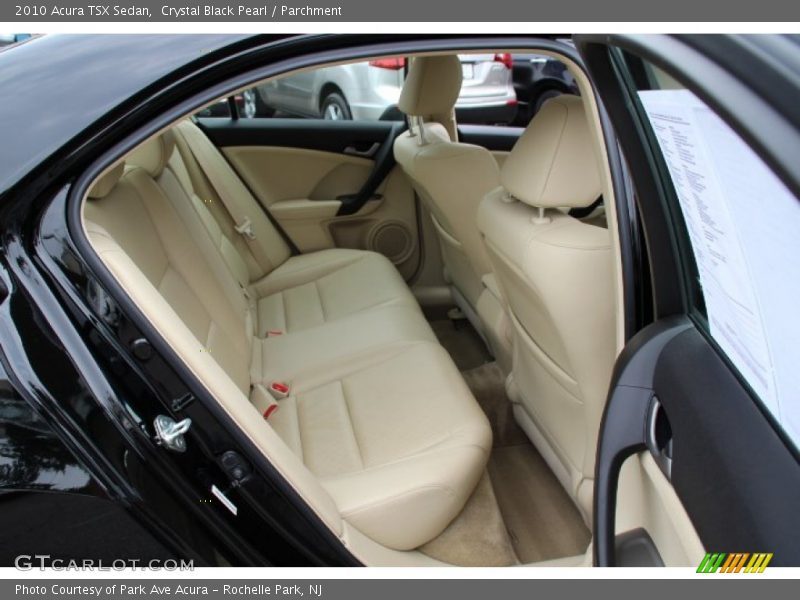 Crystal Black Pearl / Parchment 2010 Acura TSX Sedan