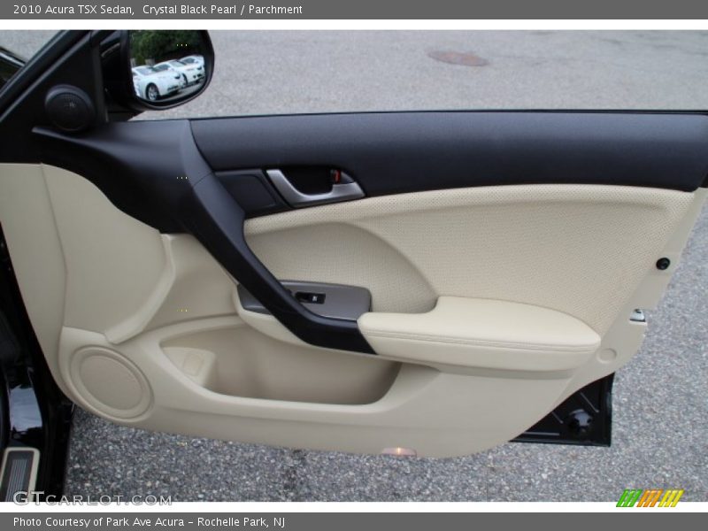 Crystal Black Pearl / Parchment 2010 Acura TSX Sedan