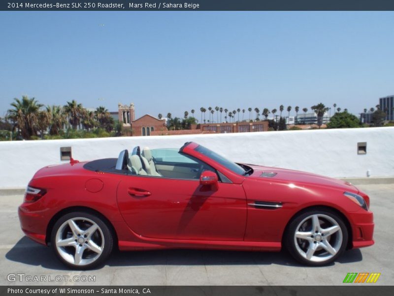  2014 SLK 250 Roadster Mars Red