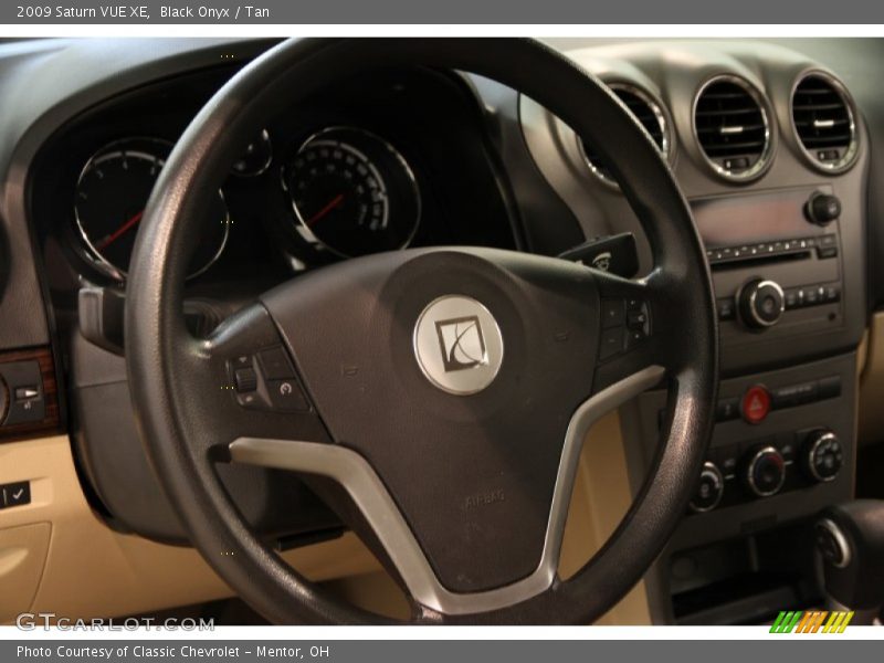 Black Onyx / Tan 2009 Saturn VUE XE