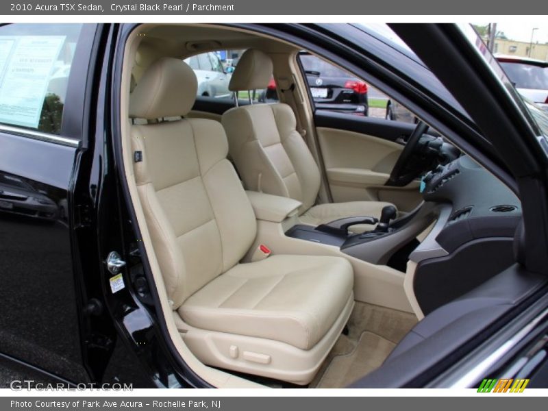Crystal Black Pearl / Parchment 2010 Acura TSX Sedan