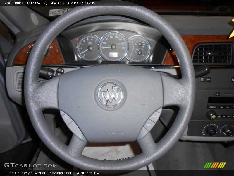 Glacier Blue Metallic / Gray 2006 Buick LaCrosse CX