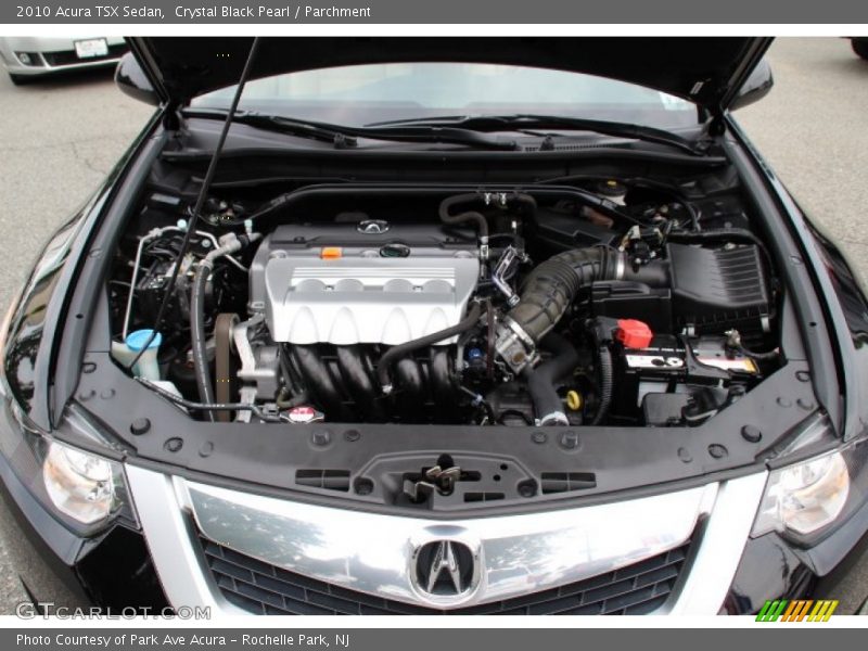 Crystal Black Pearl / Parchment 2010 Acura TSX Sedan