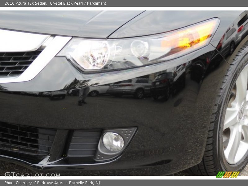 Crystal Black Pearl / Parchment 2010 Acura TSX Sedan
