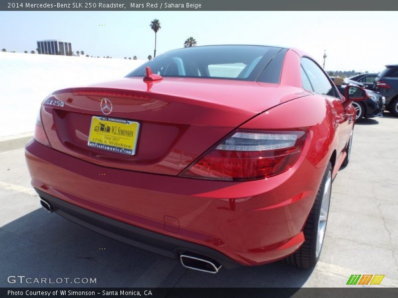 Mars Red / Sahara Beige 2014 Mercedes-Benz SLK 250 Roadster