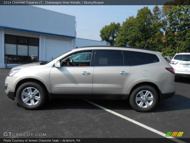  2014 Traverse LT Champagne Silver Metallic