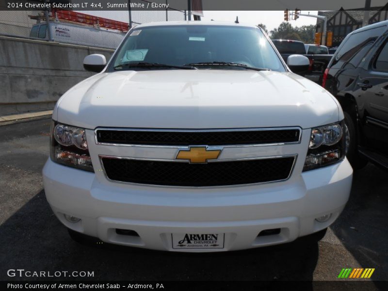 Summit White / Ebony 2014 Chevrolet Suburban LT 4x4
