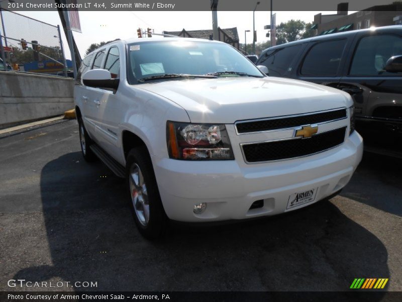 Summit White / Ebony 2014 Chevrolet Suburban LT 4x4