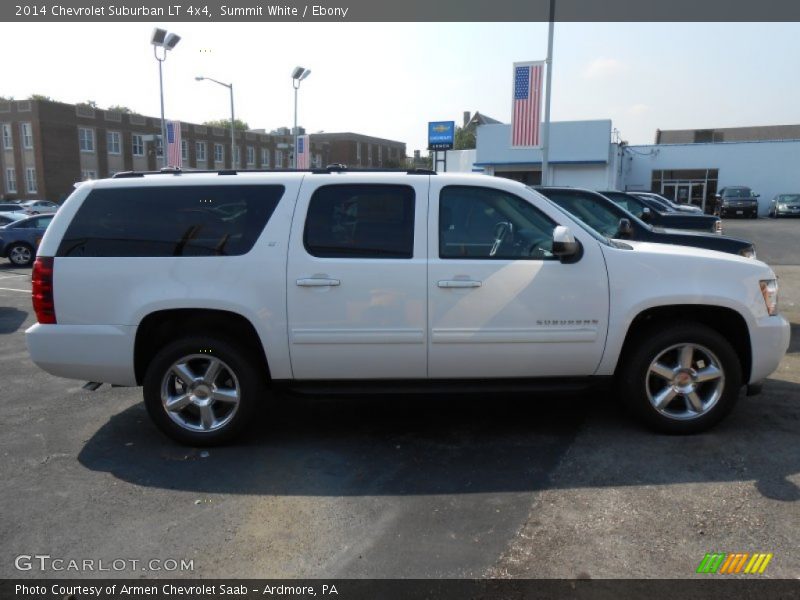 Summit White / Ebony 2014 Chevrolet Suburban LT 4x4