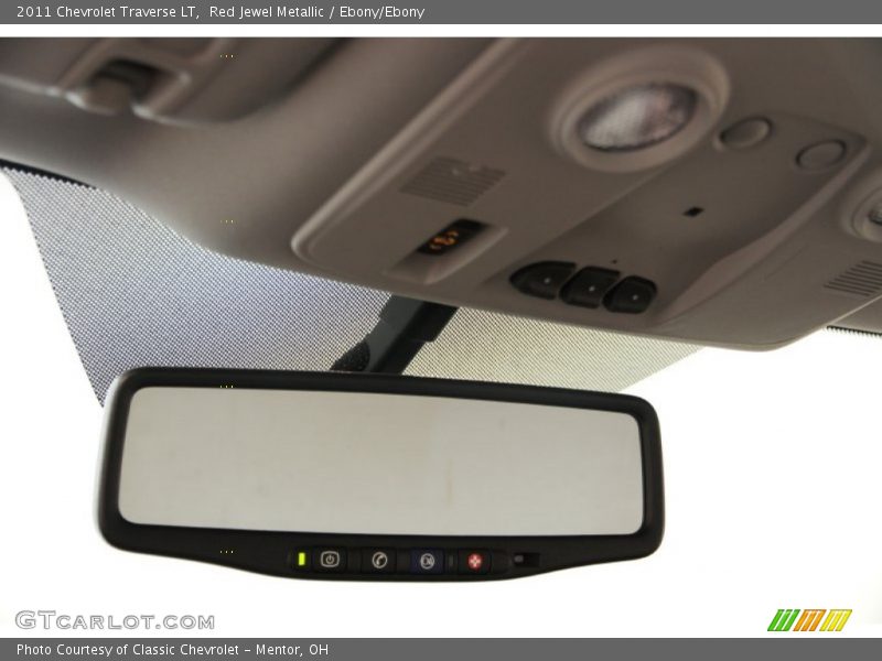 Red Jewel Metallic / Ebony/Ebony 2011 Chevrolet Traverse LT
