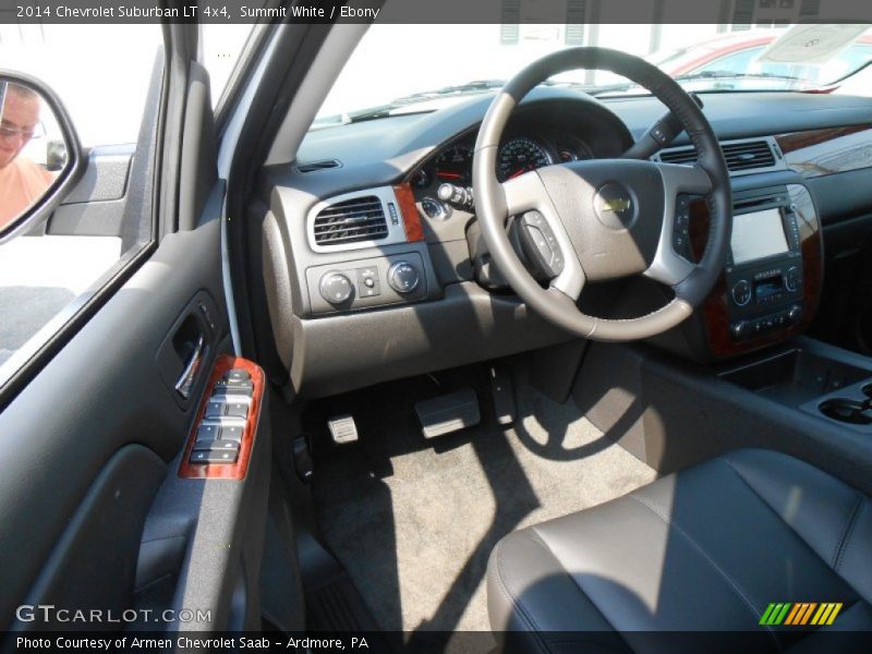 Summit White / Ebony 2014 Chevrolet Suburban LT 4x4