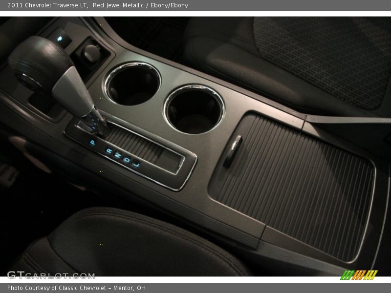Red Jewel Metallic / Ebony/Ebony 2011 Chevrolet Traverse LT