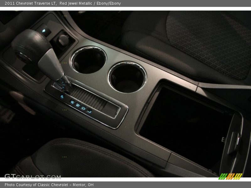 Red Jewel Metallic / Ebony/Ebony 2011 Chevrolet Traverse LT