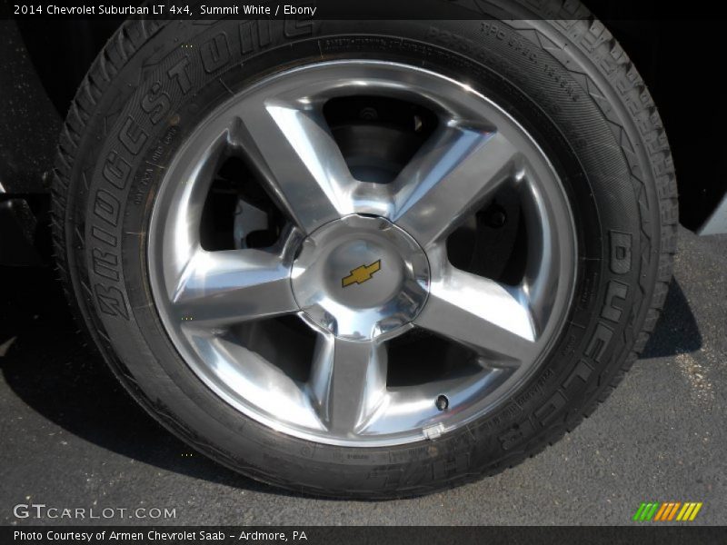 Summit White / Ebony 2014 Chevrolet Suburban LT 4x4