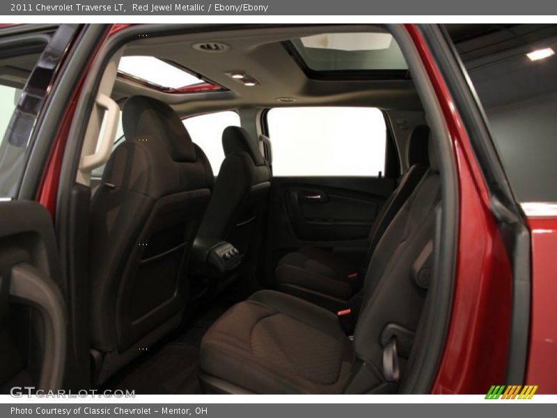 Red Jewel Metallic / Ebony/Ebony 2011 Chevrolet Traverse LT