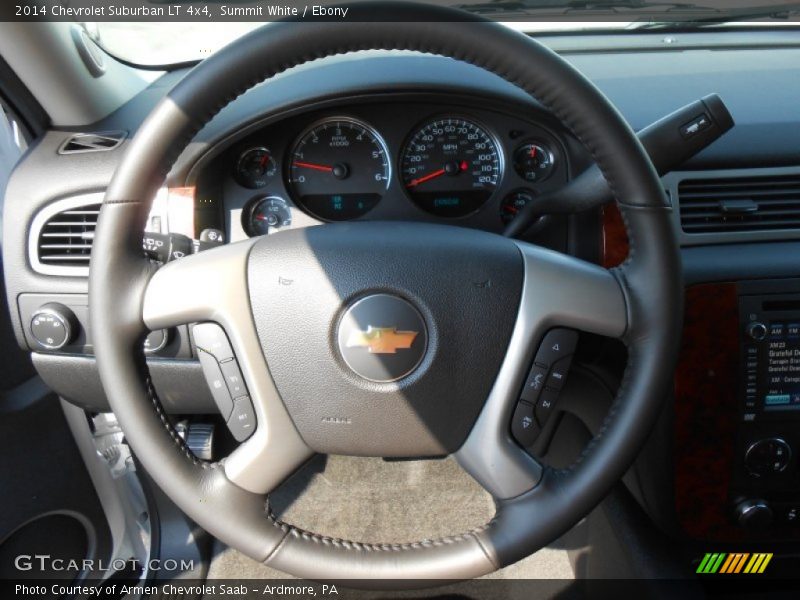 Summit White / Ebony 2014 Chevrolet Suburban LT 4x4