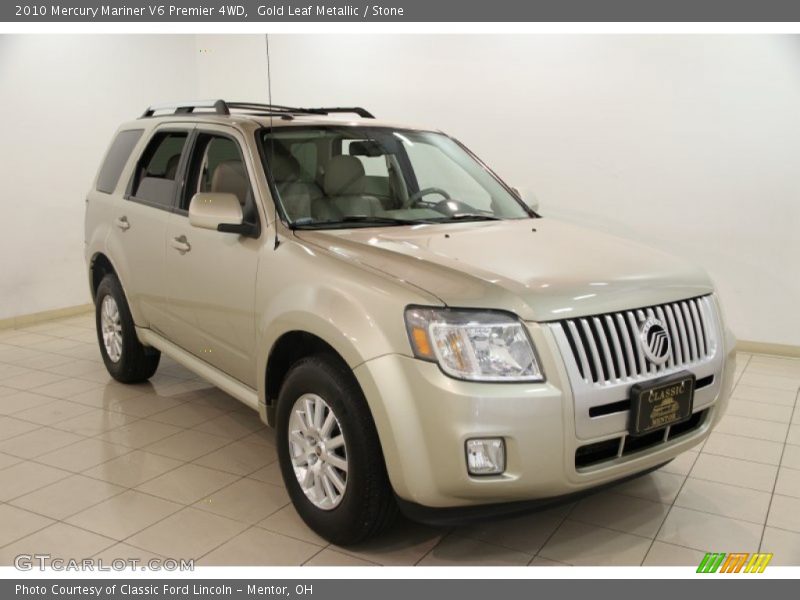 Gold Leaf Metallic / Stone 2010 Mercury Mariner V6 Premier 4WD