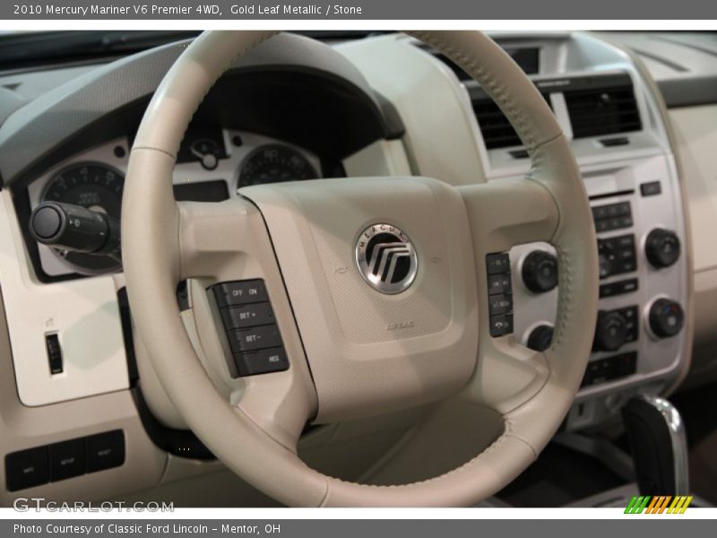 Gold Leaf Metallic / Stone 2010 Mercury Mariner V6 Premier 4WD
