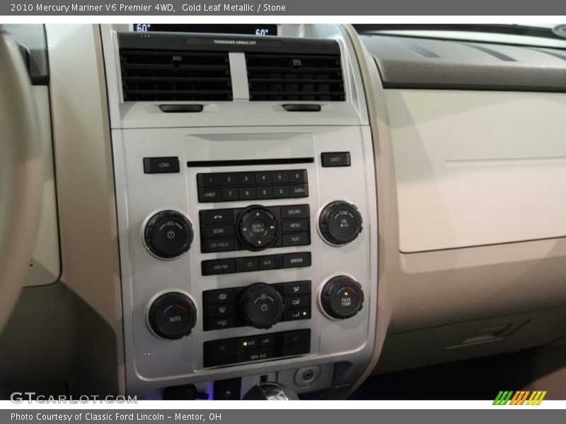 Gold Leaf Metallic / Stone 2010 Mercury Mariner V6 Premier 4WD