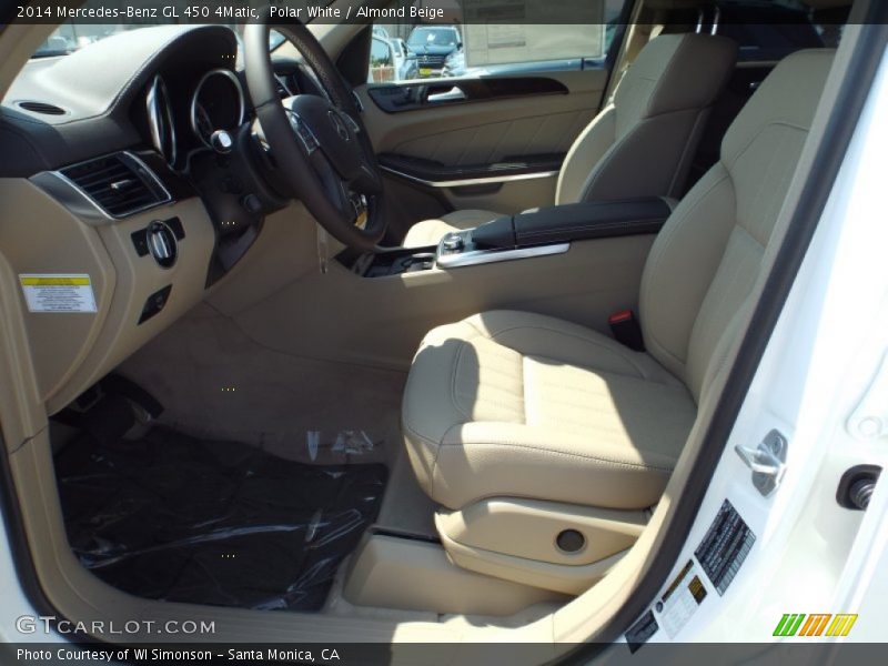 Polar White / Almond Beige 2014 Mercedes-Benz GL 450 4Matic