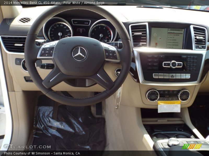 Polar White / Almond Beige 2014 Mercedes-Benz GL 450 4Matic